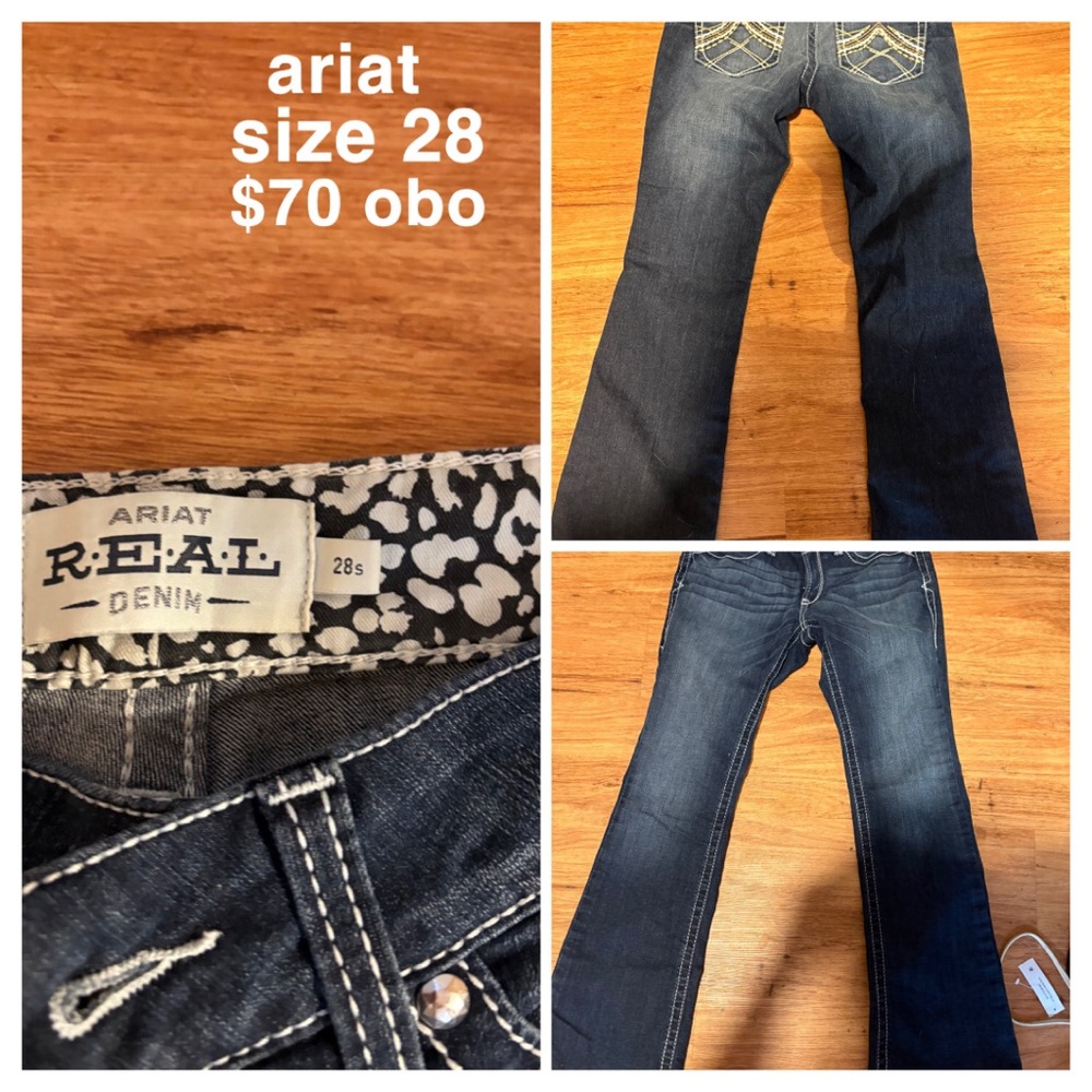 Ariat Women's Dark Blue Boot Cut Jeans